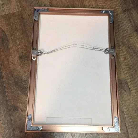 Vintage Framed Sand Dollars & Dried Flower Wall Art in a Pink Metal Frame - Picture 6 of 17